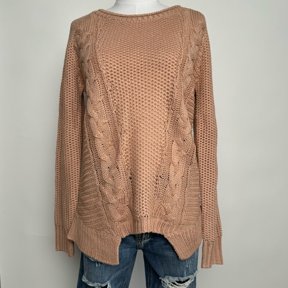 Women’s sweater. Relaxed, Cable knit. - Picture 4 of 8